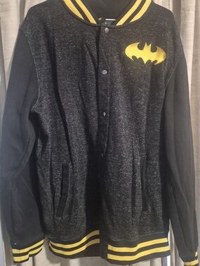 Batman Black and Yellow Logo Jacket